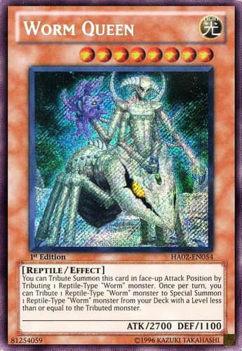 Worm Queen - DT02-EN084 Super Rare Limited Edition
