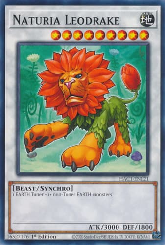 Naturia Leodrake - DT02-EN088 Super Rare Limited