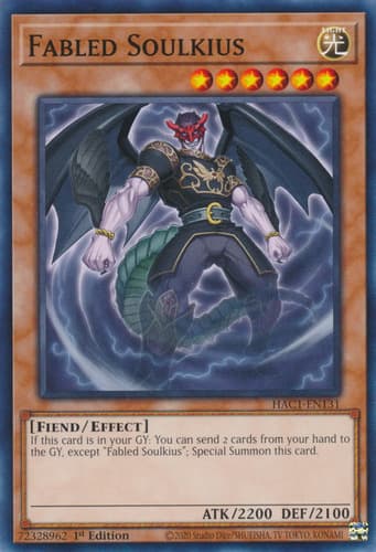 Fabled Soulkius - DT03-EN011 Super Rare Limited