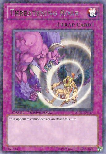 Threatening Roar - DT03-EN047 Rare Limited Edition