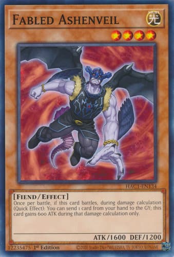 Fabled Ashenveil - DT03-EN065 Super Rare Limited