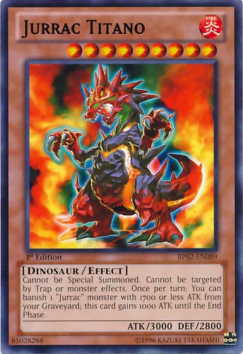 Jurrac Titano - DT03-EN067 Super Rare Limited