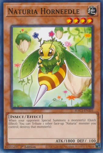Naturia Horneedle - DT03-EN070 Rare Limited