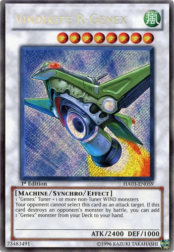 Vindikite R-Genex - DT03-EN089 Ultra Rare Limited Edition