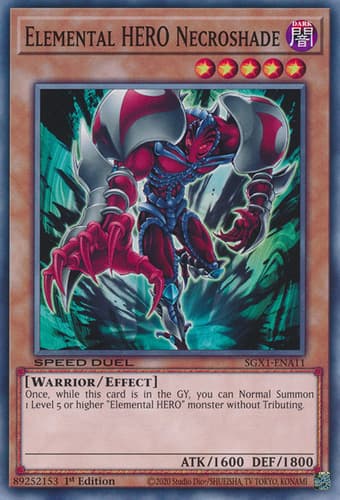 Elemental HERO Necroshade - DT04-EN007 Common Limited