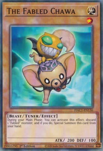 The Fabled Chawa - DT04-EN016 Duel Terminal Normal Parallel Rare Limited Edition