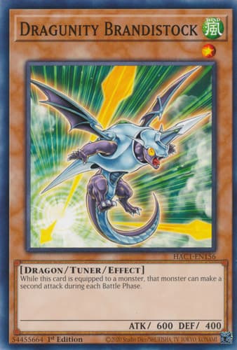 Dragunity Brandistock - DT04-EN023 Duel Terminal Normal Parallel Rare Limited Edition
