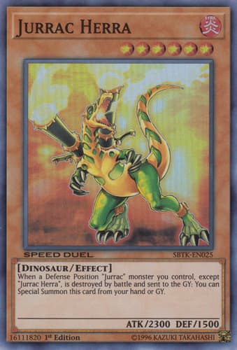 Jurrac Herra - DT04-EN028 Rare Limited
