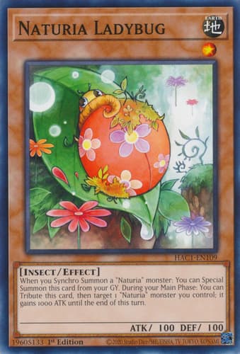 Naturia Ladybug - DT04-EN030 Common Limited