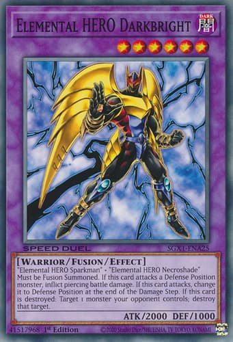 Elemental HERO Darkbright - DT04-EN036 Common Limited