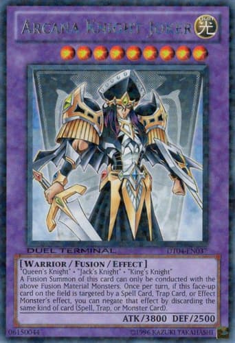 Arcana Knight Joker - DT04-EN037 Duel Terminal Rare Parallel Rare Limited Edition