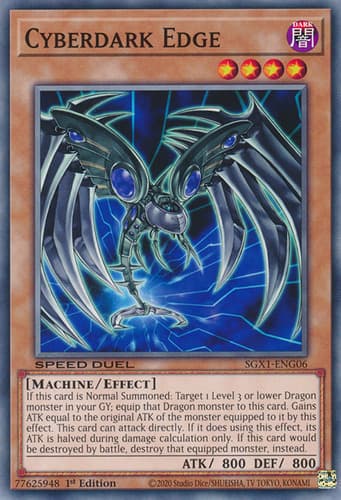 Cyberdark Edge - DT04-EN053 Duel Terminal Normal Parallel Rare Limited Edition