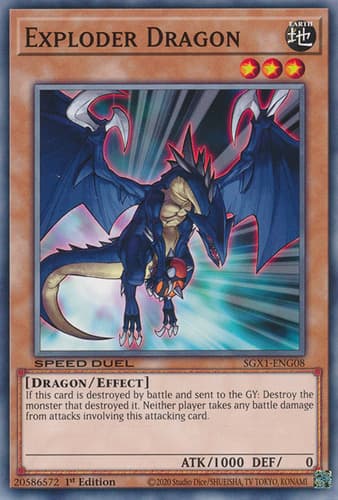 Exploder Dragon - DT04-EN059 Common Limited