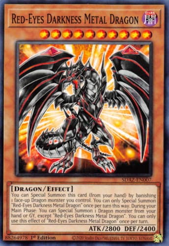 Red-Eyes Darkness Metal Dragon - DT04-EN060 Common Limited Edition