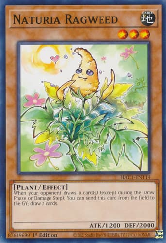 Naturia Ragweed - DT04-EN080 Duel Terminal Normal Parallel Rare Limited Edition