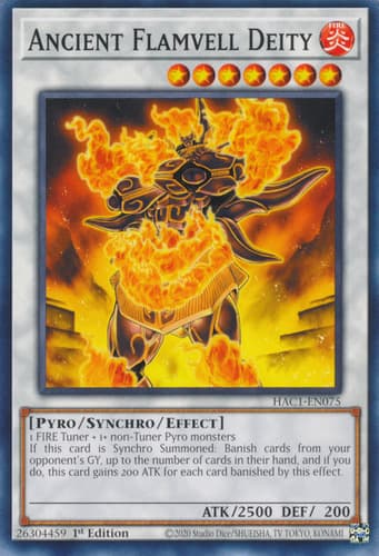 Ancient Flamvell Deity - DT04-EN088 Duel Terminal Ultra Parallel Rare Limited Edition