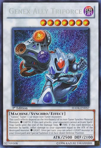 Genex Ally Triforce - DT04-EN089 Ultra Rare Limited