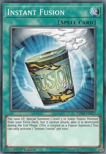 Instant Fusion - DT04-EN093 Duel Terminal Normal Parallel Rare Limited Edition
