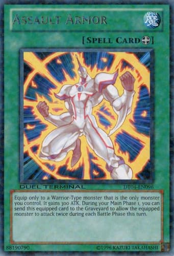 Assault Armor - DT04-EN096 Duel Terminal Rare Parallel Rare Limited Edition