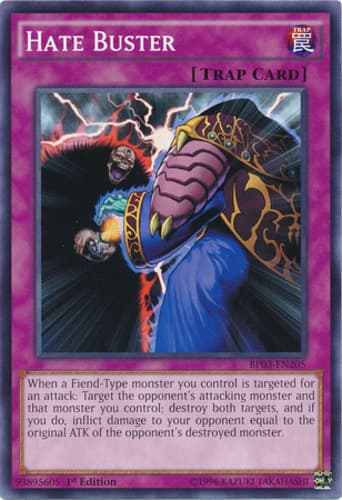 Hate Buster - DT04-EN097 Duel Terminal Normal Parallel Rare Limited Edition