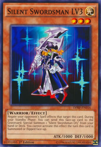 Silent Swordsman LV3 - DT05-EN009 Duel Terminal Normal Parallel Rare Limited Edition