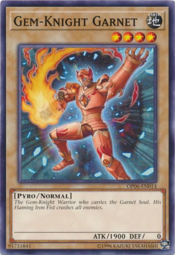 Gem-Knight Garnet - DT05-EN016 Duel Terminal Normal Parallel Rare Limited Edition