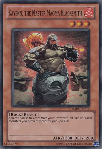 Kayenn, the Master Magma Blacksmith - DT05-EN027 Common Limited