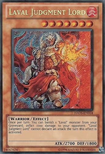 Laval Judgment Lord - DT05-EN029 Duel Terminal Super Parallel Rare Limited Edition