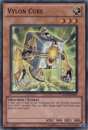 Vylon Cube - DT05-EN030 Duel Terminal Rare Parallel Rare Limited Edition