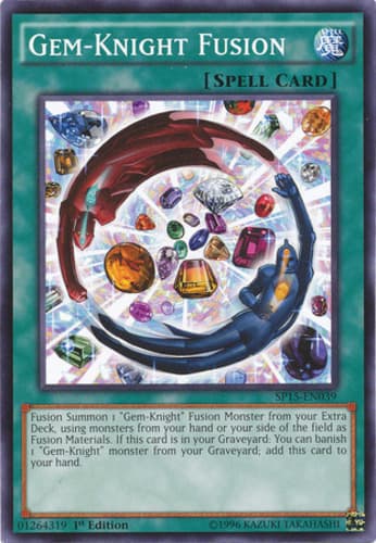 Gem-Knight Fusion - DT05-EN043 Duel Terminal Normal Parallel Rare Limited Edition