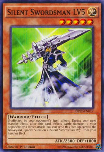 Silent Swordsman LV5 - DT05-EN056 Super Rare Limited Edition