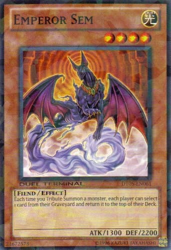 Emperor Sem - DT05-EN061 Duel Terminal Normal Parallel Rare Limited Edition