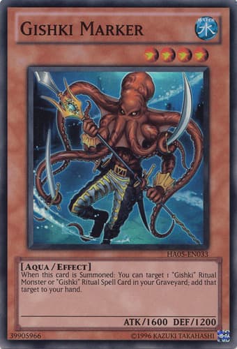 Gishki Marker - DT05-EN066 Duel Terminal Rare Parallel Rare Limited Edition