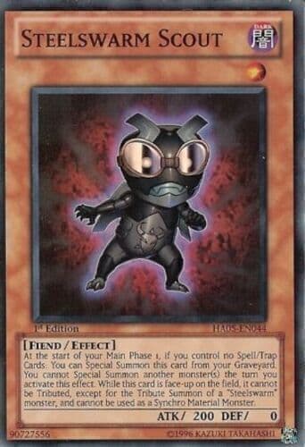 Steelswarm Scout - DT05-EN077 Duel Terminal Rare Parallel Rare Limited Edition