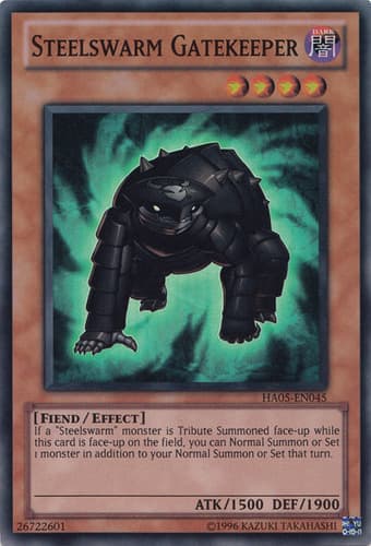 Steelswarm Gatekeeper - DT05-EN078 Duel Terminal Normal Parallel Rare Limited Edition