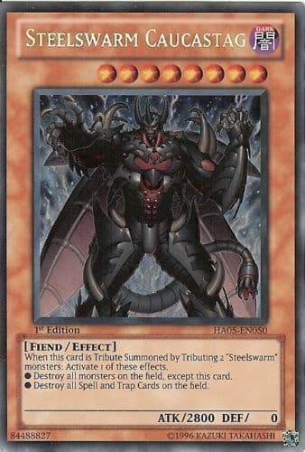 Steelswarm Caucastag - DT05-EN083 Duel Terminal Ultra Parallel Rare Limited Edition