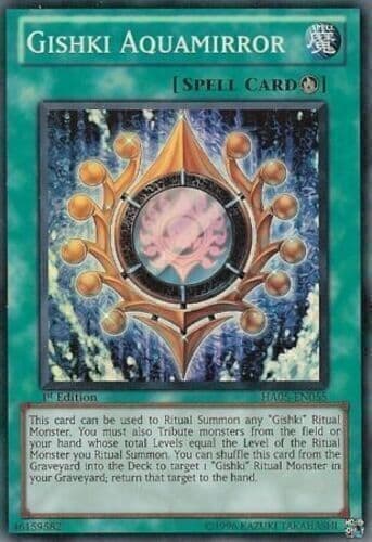 Gishki Aquamirror - DT05-EN091 Duel Terminal Normal Parallel Rare Limited Edition