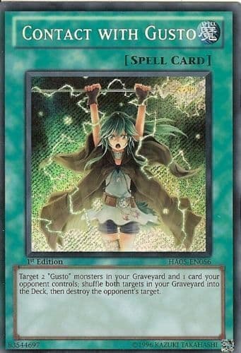 Contact with Gusto - DT05-EN092 Rare Limited