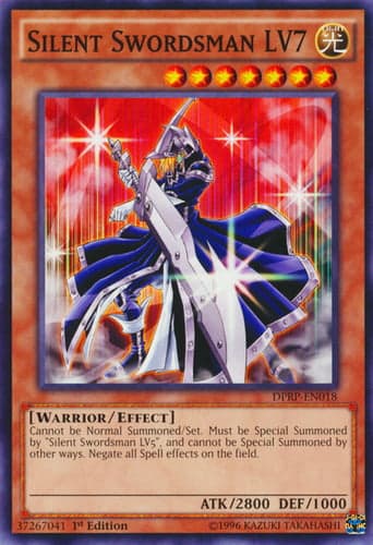 Silent Swordsman LV7 - DT06-EN001 Super Rare Limited Edition