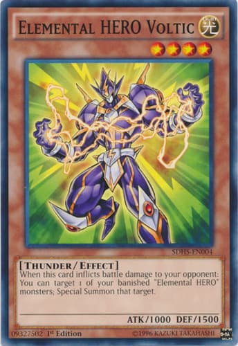 Elemental HERO Voltic - DT06-EN003 Duel Terminal Normal Parallel Rare Limited Edition