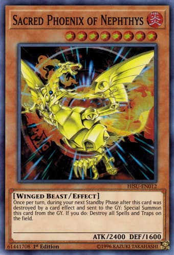 Sacred Phoenix of Nephthys - DT06-EN009 Rare Limited