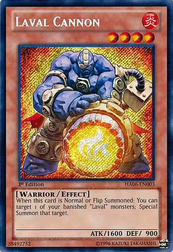 Laval Cannon - DT06-EN018 Duel Terminal Rare Parallel Rare Limited Edition