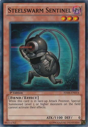 Steelswarm Sentinel - DT06-EN029 Duel Terminal Normal Parallel Rare Limited Edition