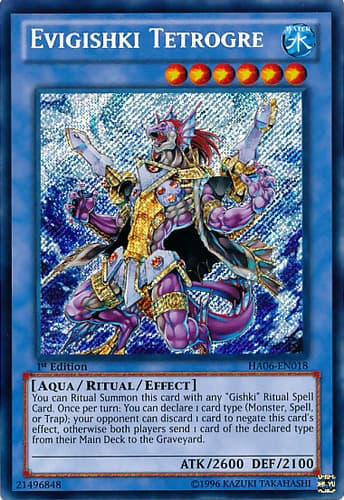 Evigishki Tetrogre - DT06-EN033 Ultra Rare Limited