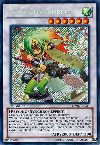 Daigusto Sphreez - DT06-EN040 Super Rare Limited