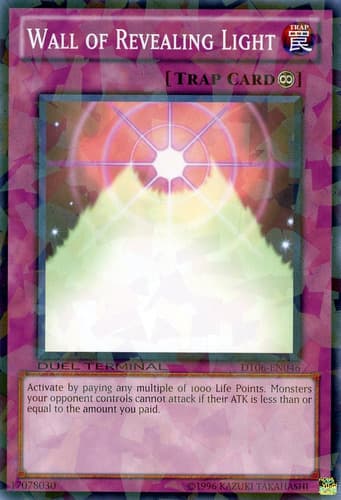 Wall of Revealing Light - DT06-EN046 Duel Terminal Normal Parallel Rare Limited Edition