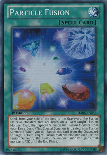 Particle Fusion - DT06-EN093 Duel Terminal Normal Parallel Rare Limited Edition