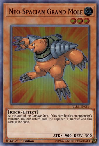 Neo-Spacian Grand Mole - DT07-EN006 Duel Terminal Normal Parallel Rare Limited Edition