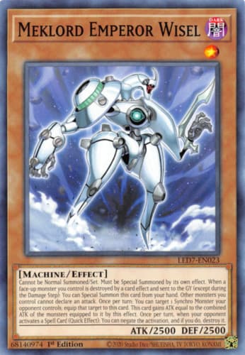 Meklord Emperor Wisel - DT07-EN008 Rare Limited