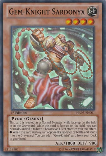 Gem-Knight Sardonyx - DT07-EN014 Common Limited